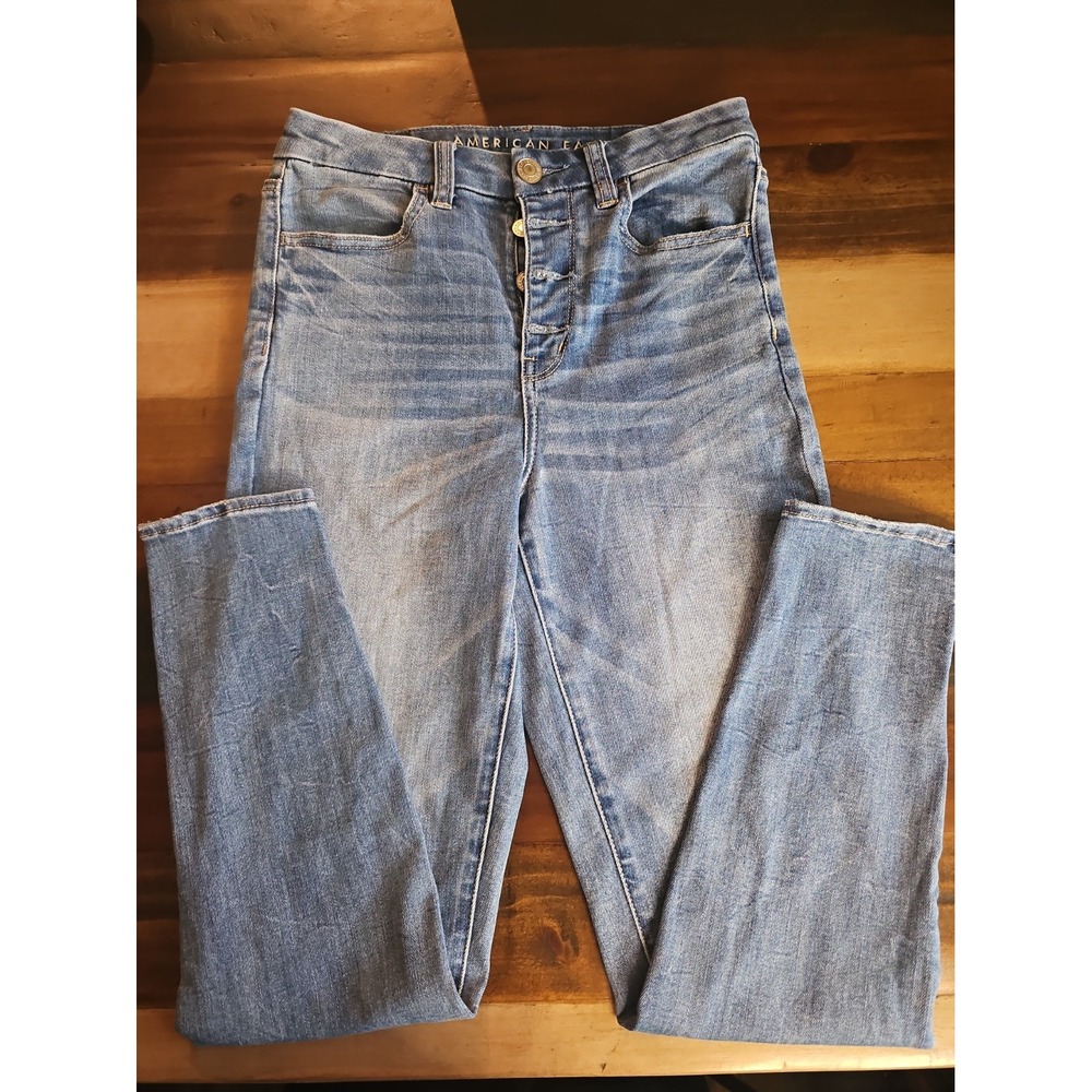 American Eagle Hi-Rise Jegging Women Size 6 Regular Next Level Stretch Jeans 088